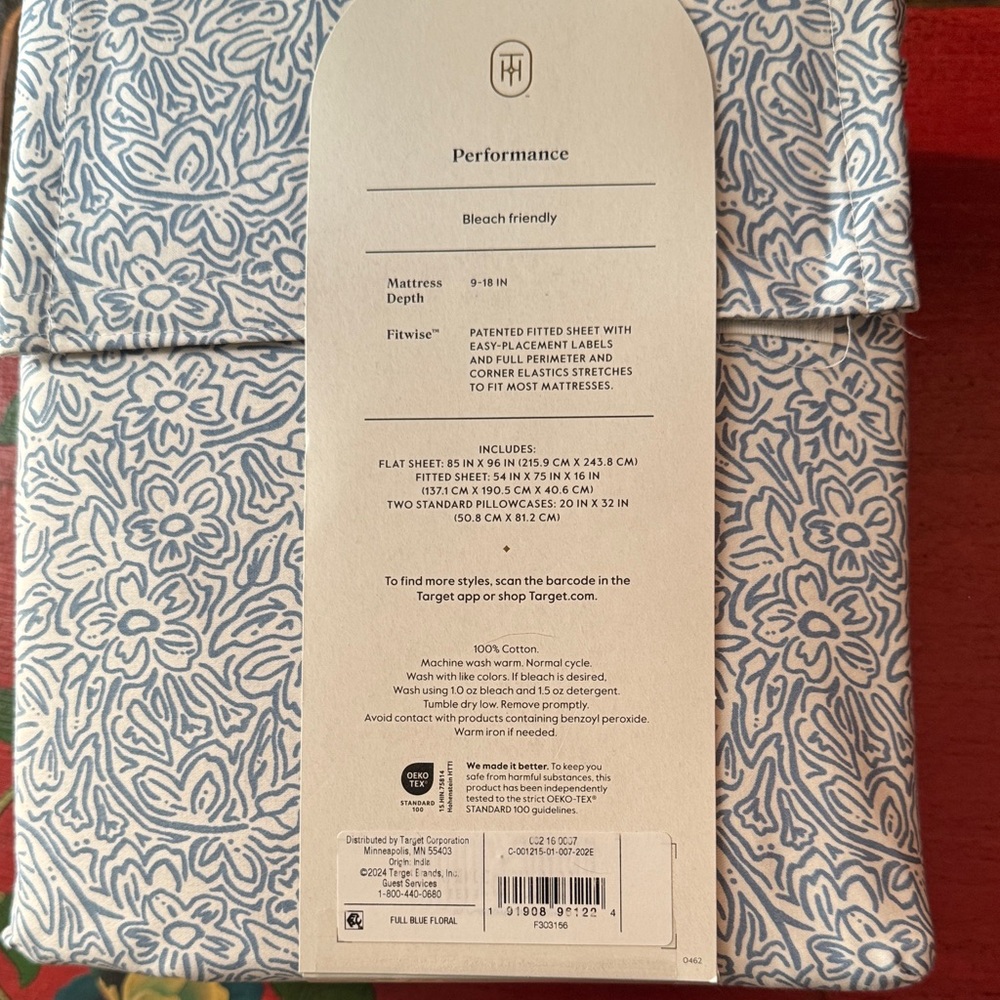 Threshold Blue Performance Sheet Set - Picture 3 of 6
